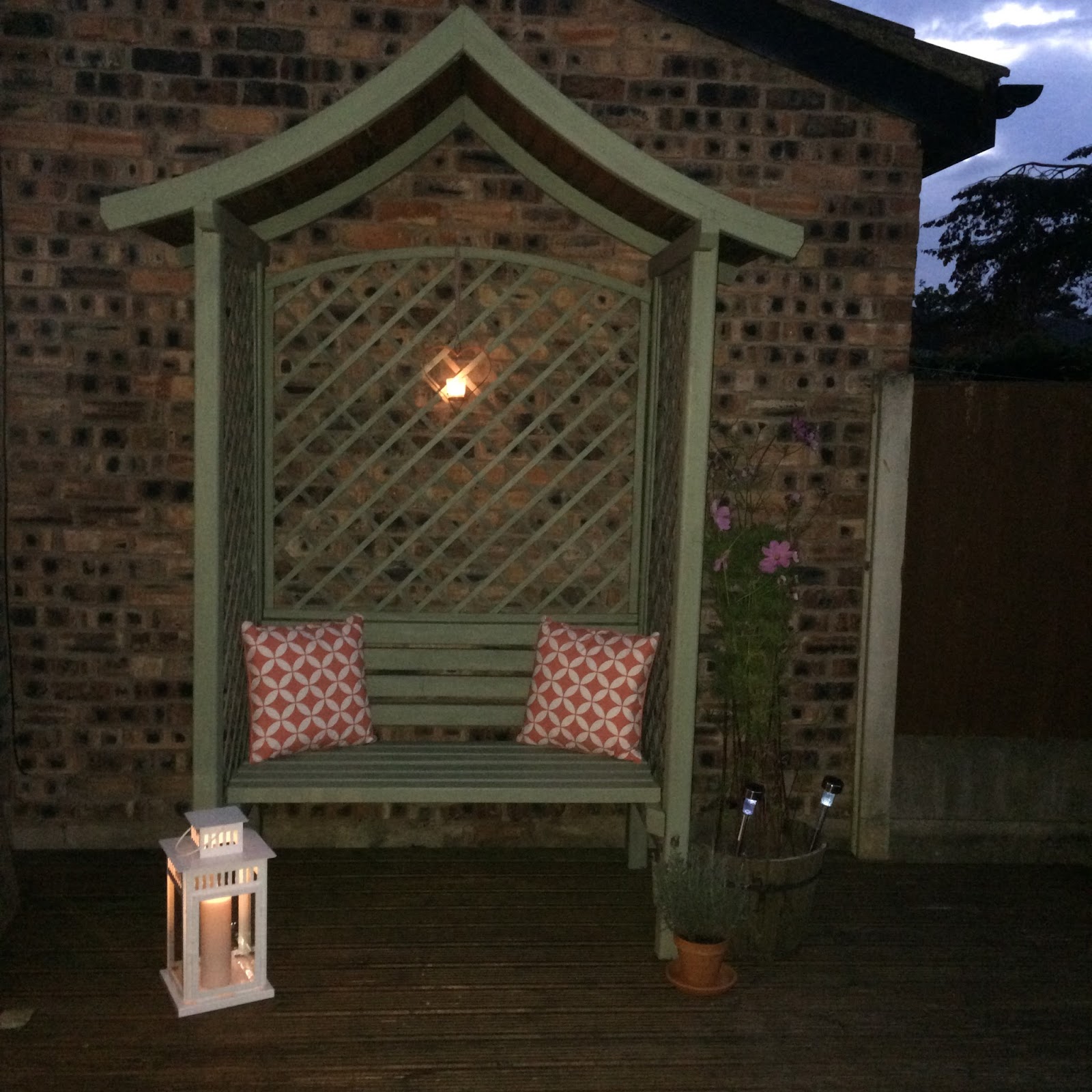 The Chimney Pot Before And After Garden Arbour Bench