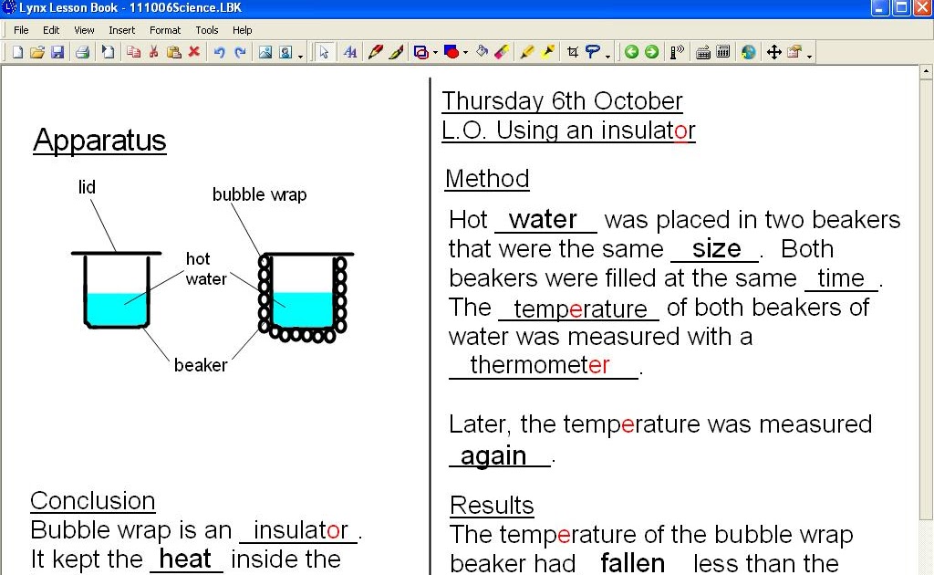 Mr Howe's Class: Science: writing about our experiments