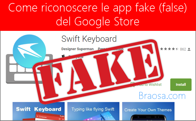 Come riconoscere le app Andrid false e fake presenti sull'app store di Google