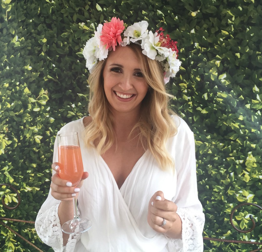 Tamera Beardsley Tropical Flower Crowns Bridal Shower
