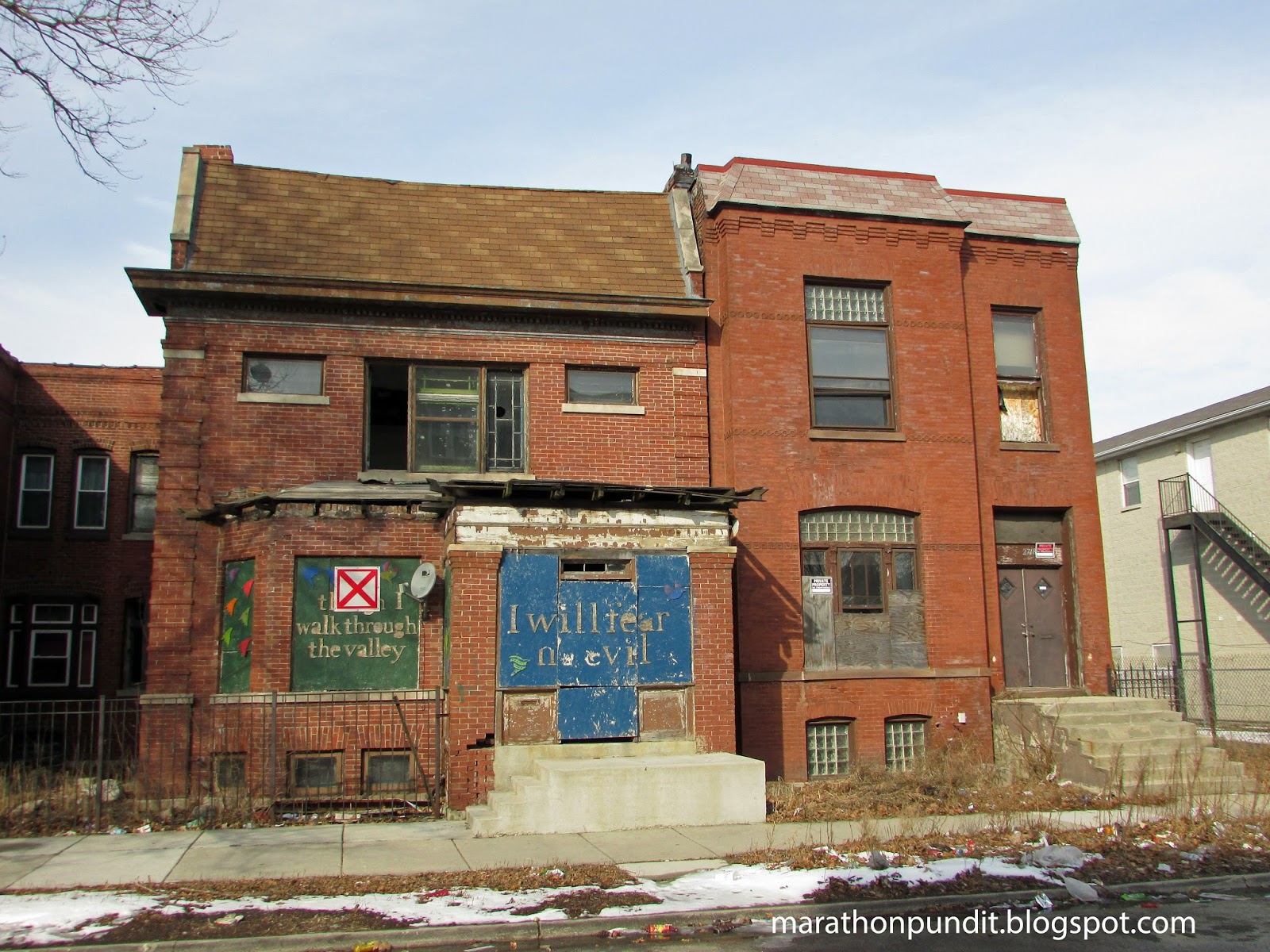 Marathon Pundit (Photos) Abandoned homes in Chicago's violent East