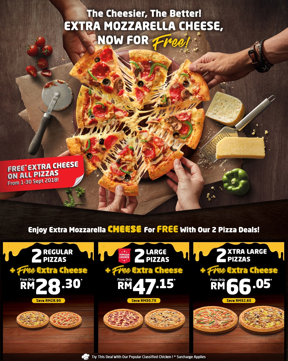 Domino’s Spreads Love with Free Extra Cheese For All Pizzas! Coretan