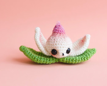 Amigurumi flor de primavera, cerezo