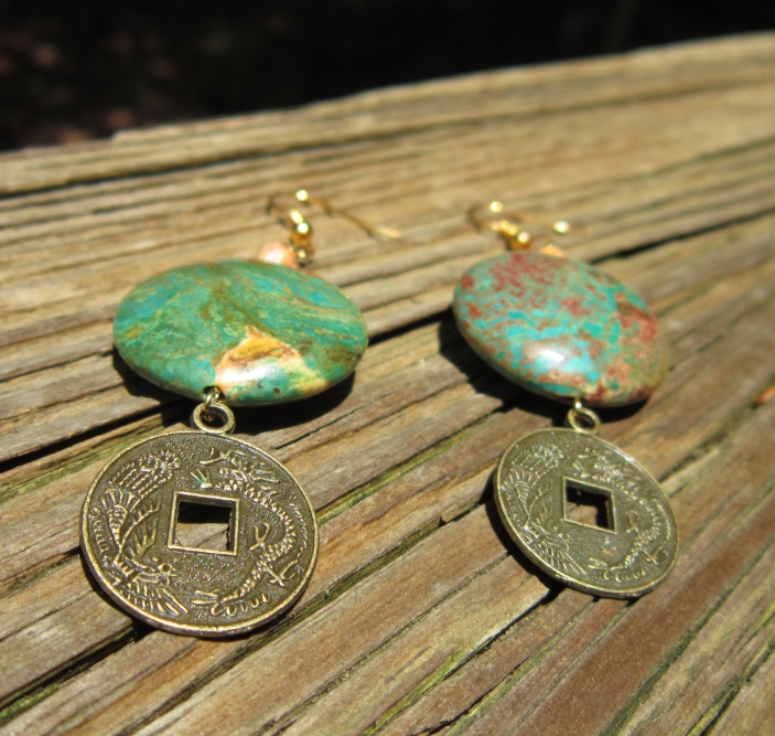 Bohemian Earth Handcrafted Jewelry *SOLD* Silk Road Earrings I and II