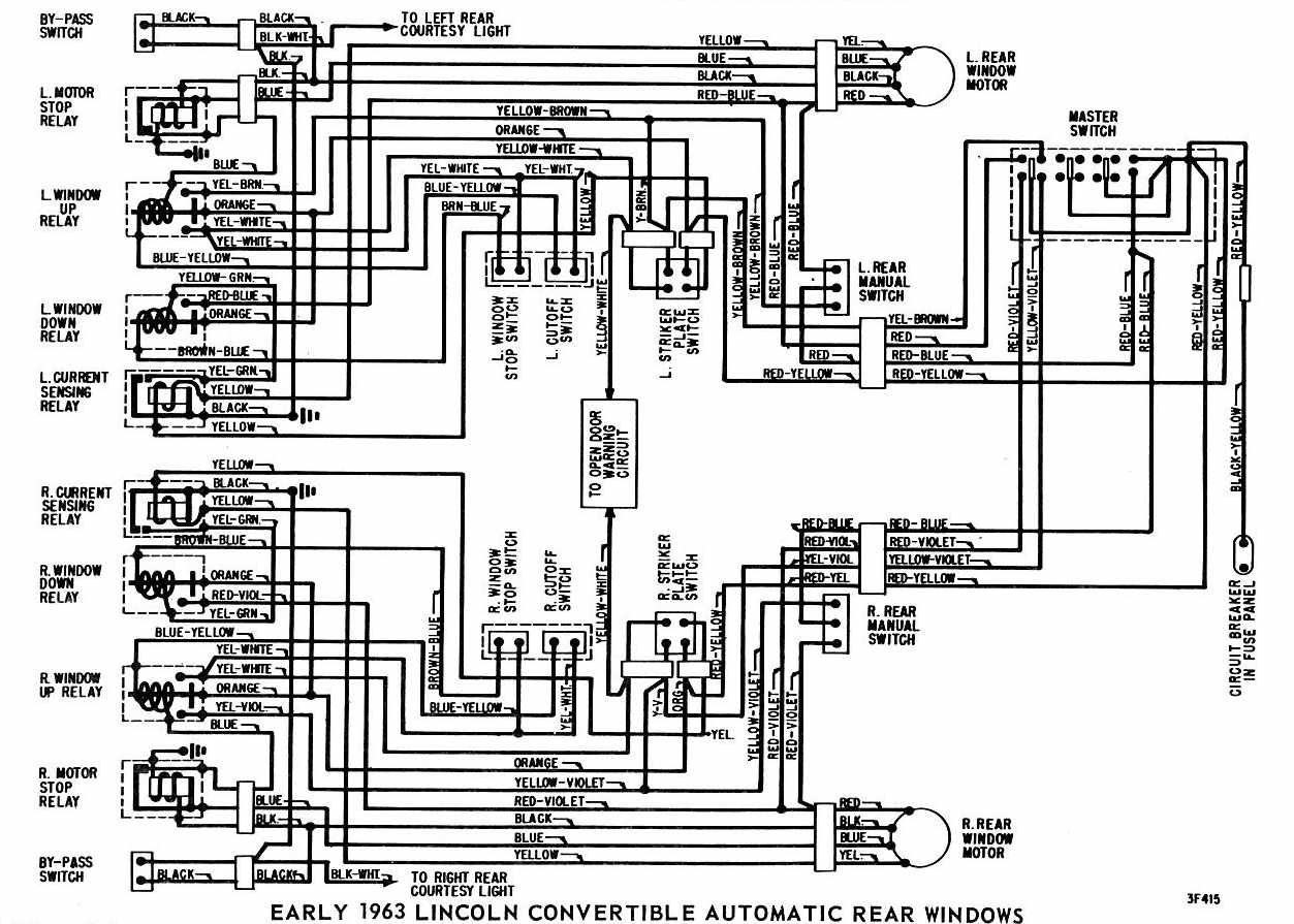 Wiring Diagram For 1966 Lincoln Continental