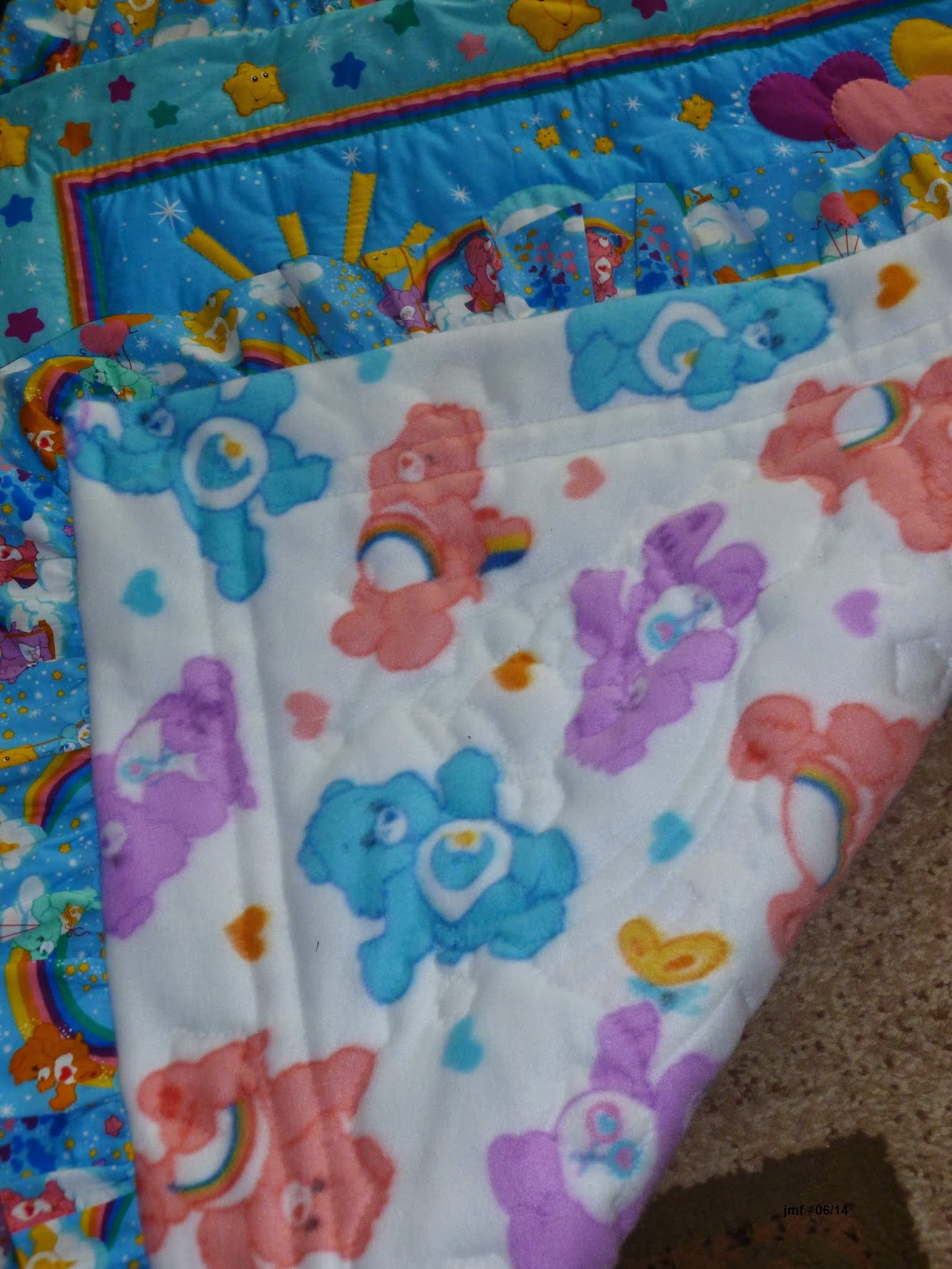 Jen's Crafts and Cakes: Care Bear Baby Blanket