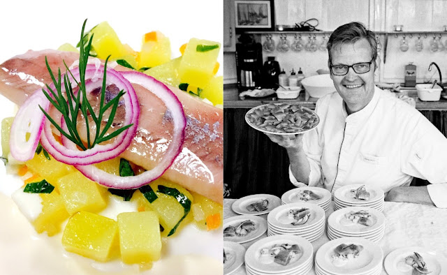 Matjesfilets mit Kartoffel-Liebstöckelsalat - ein Rezept von Thomas ...