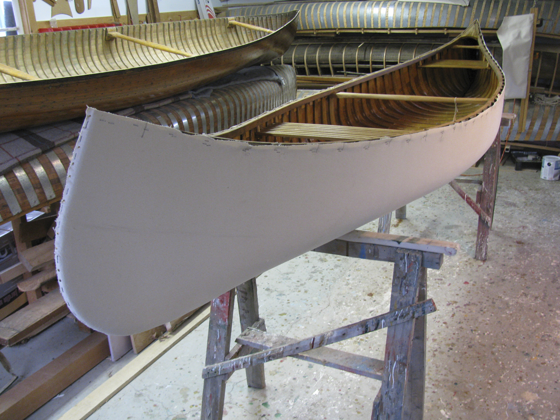 Wooden Canoes and More Repair progress on the Peterborough Muskrat and