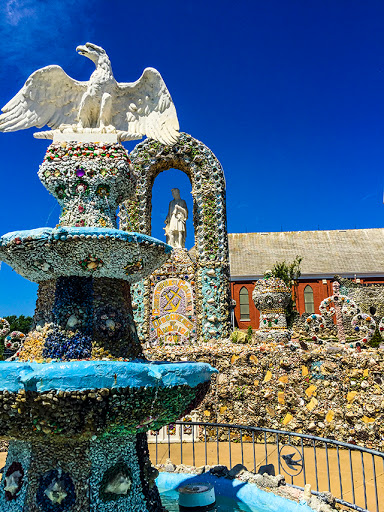 The Patriotism Shrine at the Dickeyville Grotto The Patriotism Shrine at the Dickeyville Grotto