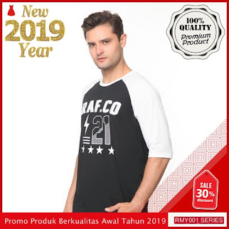 RMY112R38 Raf Kaos Kaos Raglan Keren Rafco Hitam BMGShop