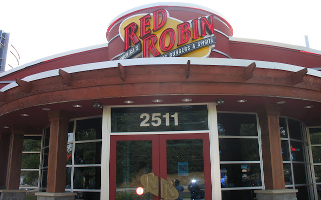 The entrance to Red Robin in Poughkeepsie, NY