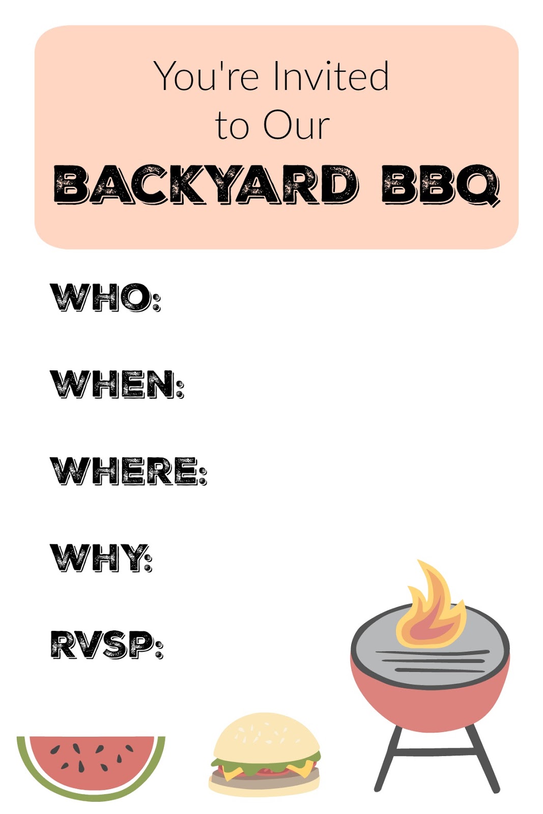 printable bbq invitations