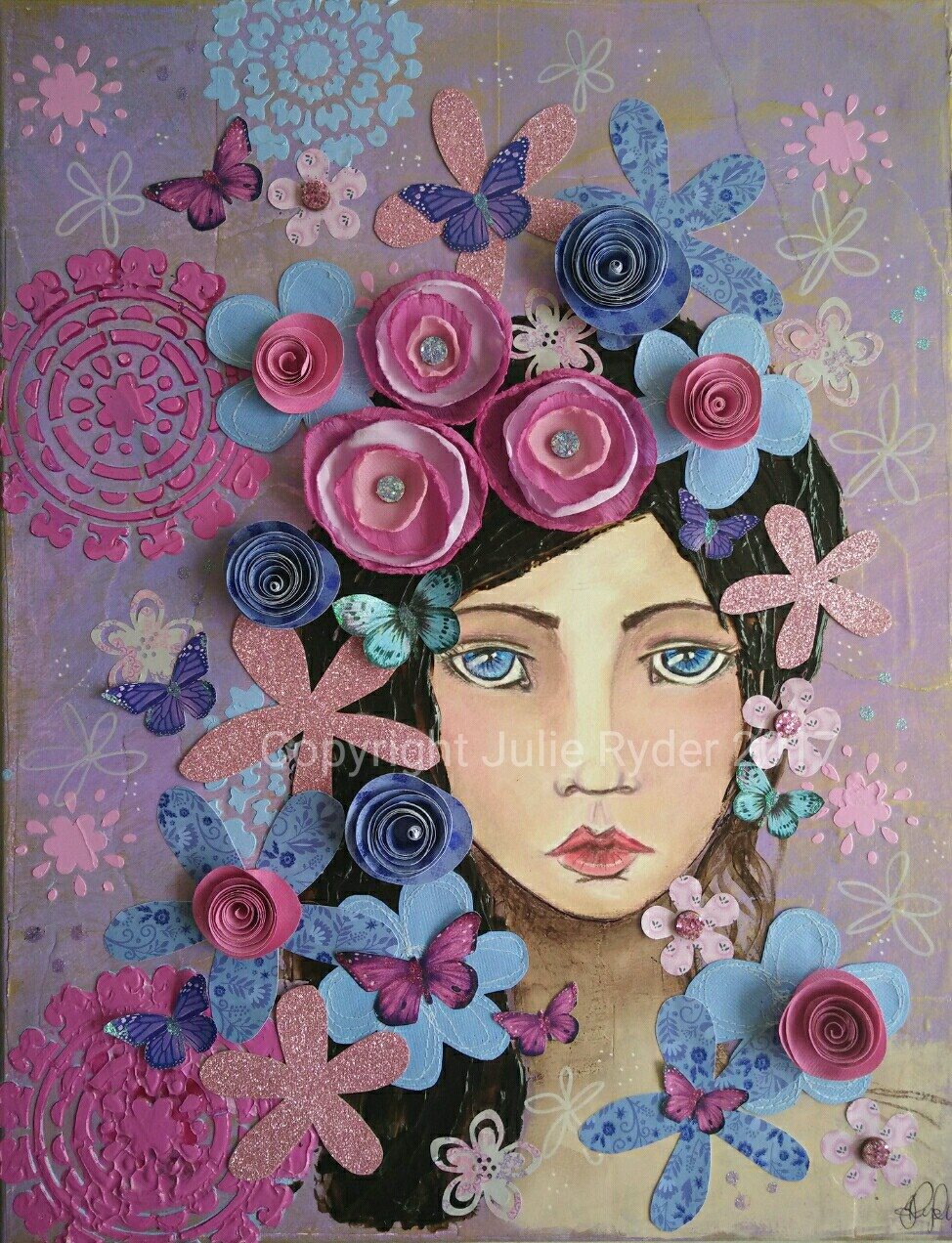 MadeByMe....Julie Ryder New mixed media girls!