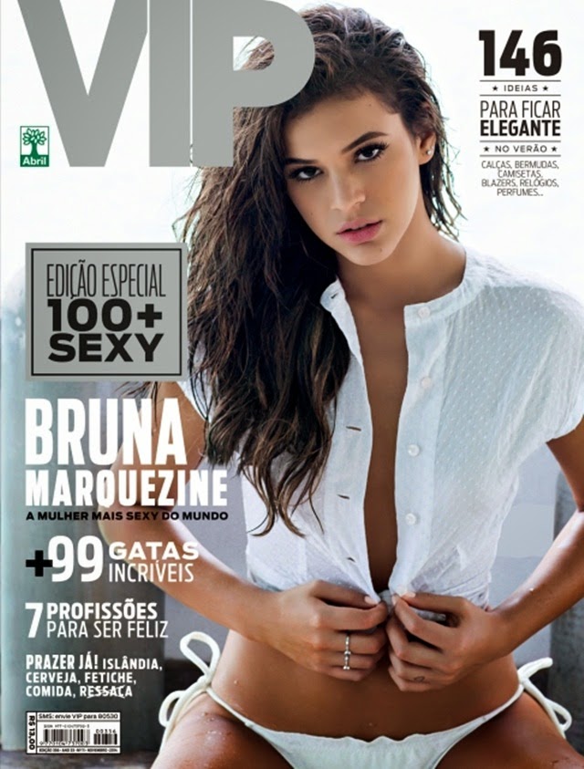 Bruna Marquezine semi nua na Revista VIP de novembro; veja fotos