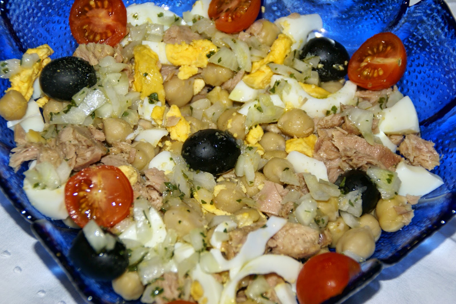 Destemperos : Salada de Grão de Bico e Atum