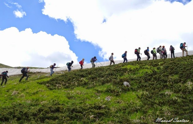 Salendo verso Serra Sparvera Salendo verso Serra Sparvera