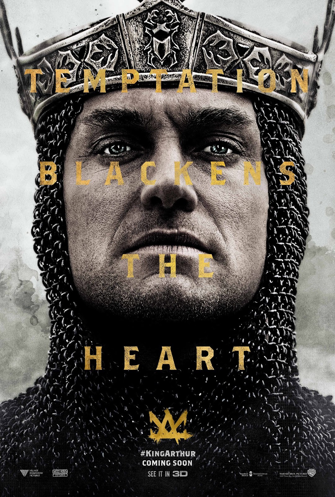New character art featuring Jude Law as Vortigern in Guy Ritchie's KING