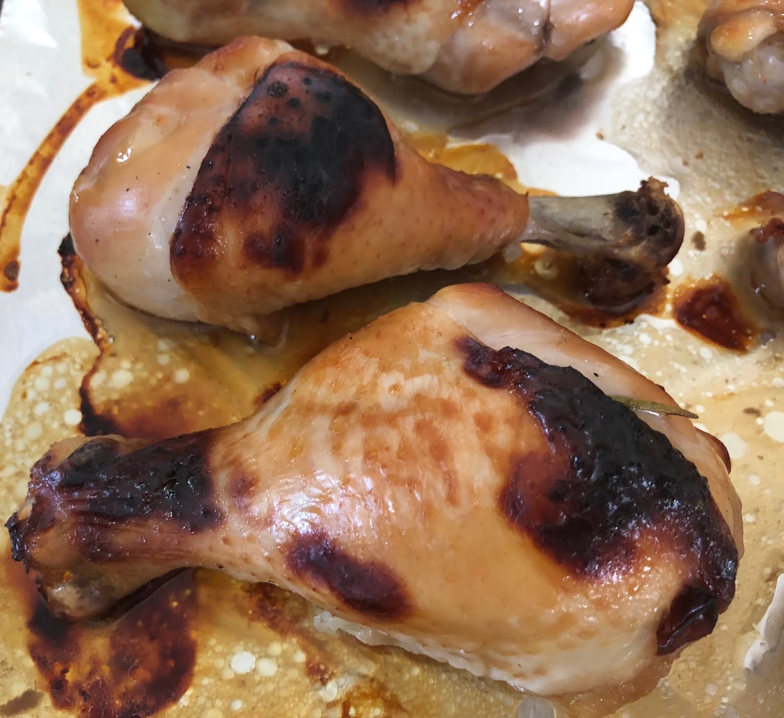 Alexis's Gluten Free Adventures Honey Balsamic Chicken Drumsticks