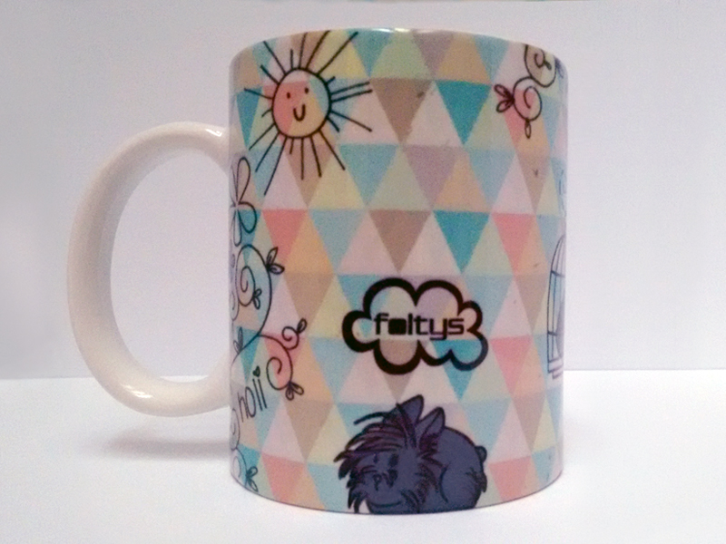 foltys vs estrella & flequi: taza ilustrada personalizada | custom illustrated mug