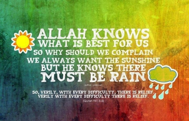 Life & Times...: Allah Knows Best