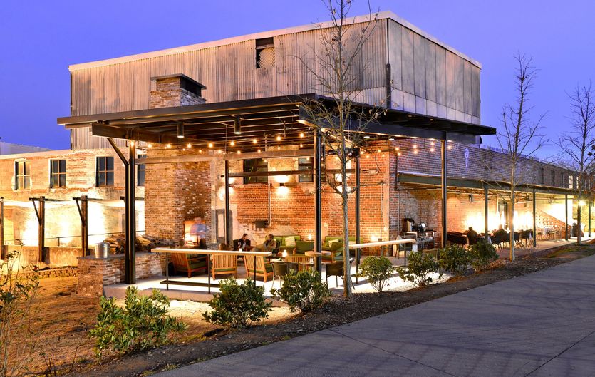 atlanta table Bike the Atlanta Beltline on this Patio Bar Tour