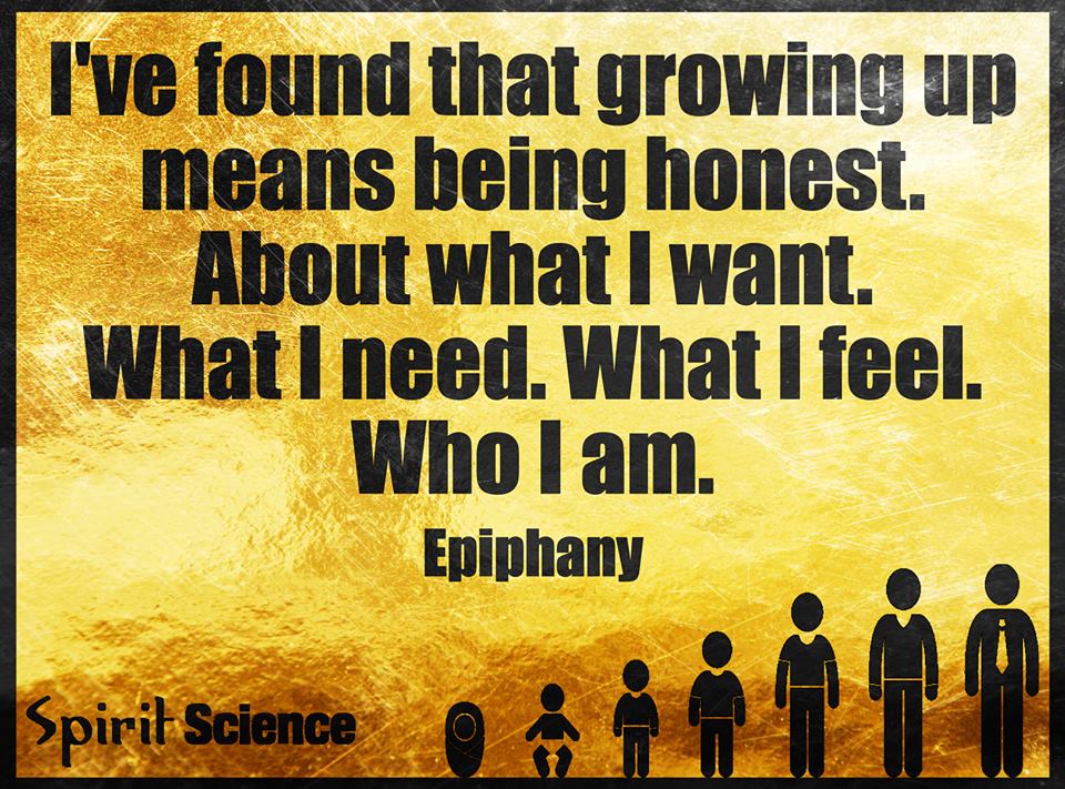 Growing Up Means Being Honest Quotes