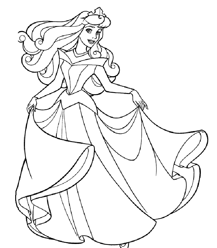valentine princess coloring pages - photo #19