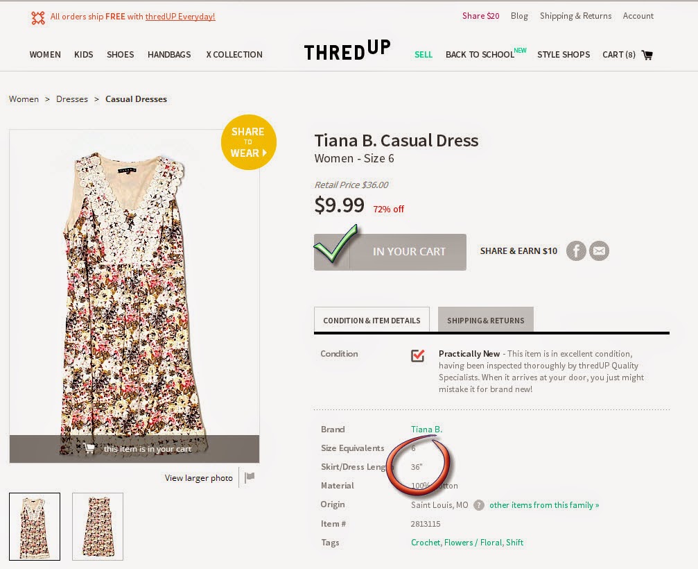 Fresh Modesty: How To | Shop For Dresses On ThredUP