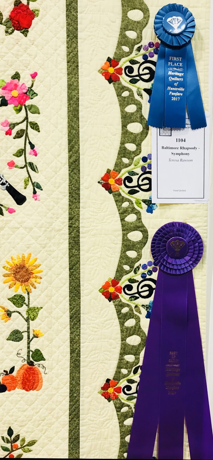 FABRIC THERAPY Heritage Quilters of Huntsville Quilt Show Part 1 of 3