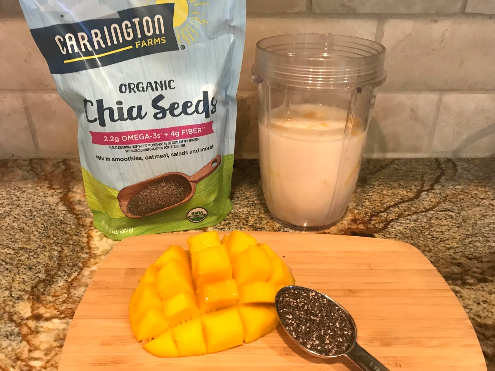 Recipe Mango Chia Seed Smoothie (3 Ingredient Recipe) Dallas Mom