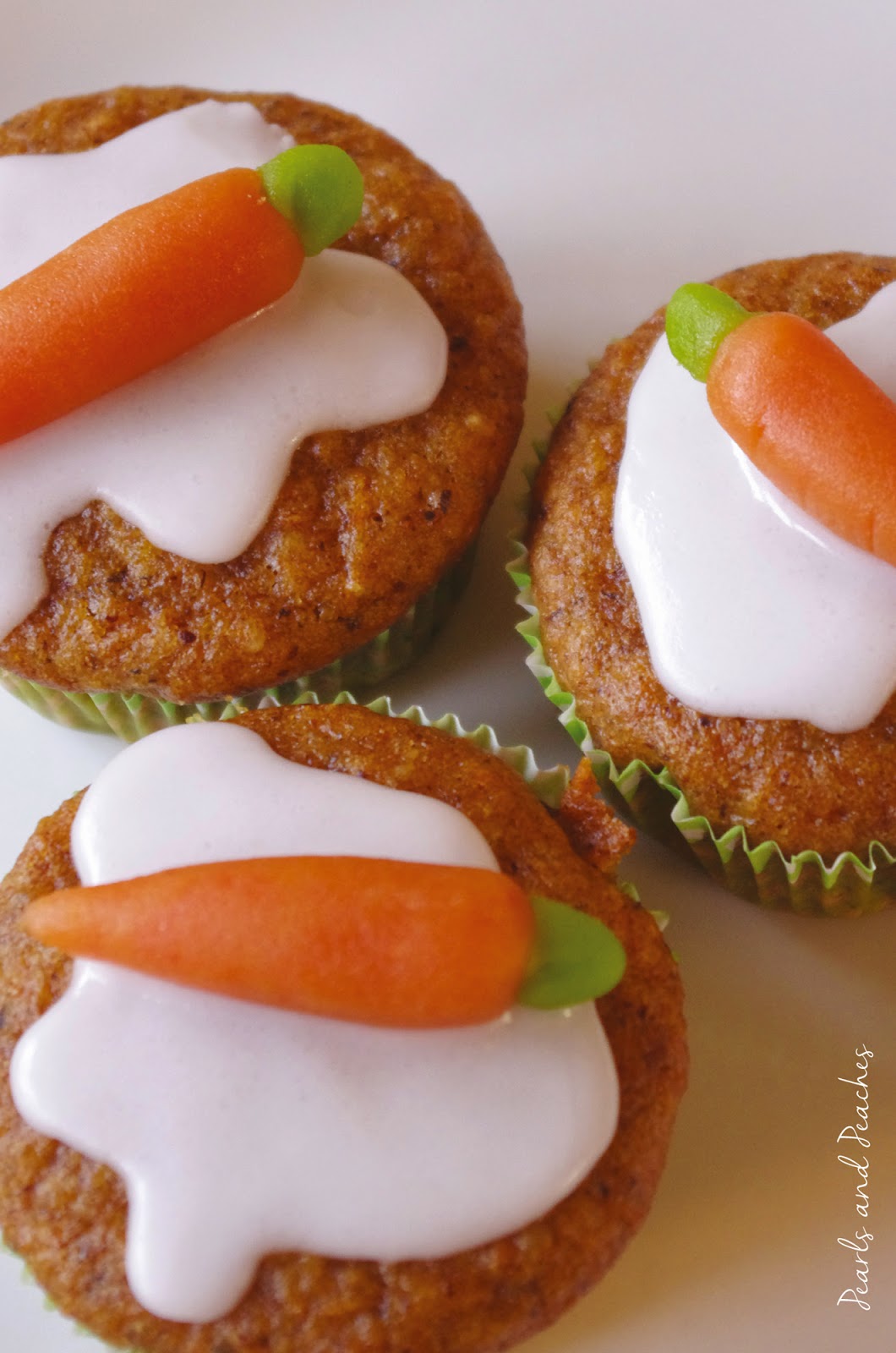 Pearls and Peaches: Saftige, vegane Karottenmuffins