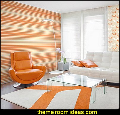 Barcode Stripe Wallpaper, Orange Barcode Stripe Wallpaper, Orange