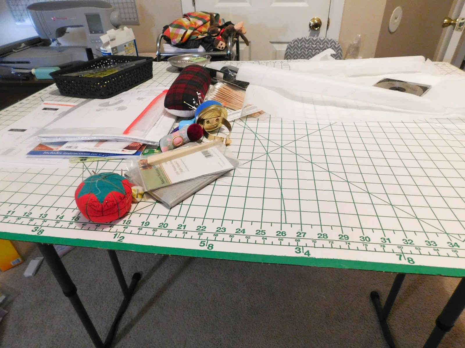 Danvillegirl Sewing Diary The tale of the cutting table