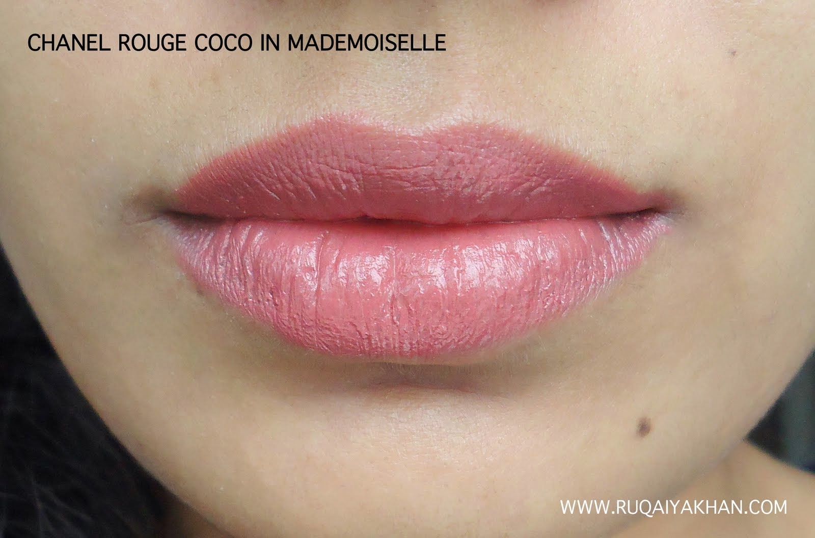 Ruqaiya Khan: Rouge Coco Hydrating Creme Color in Mademoiselle 05 - Review Swatches