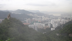 Amah Rock with Shatin in the background.