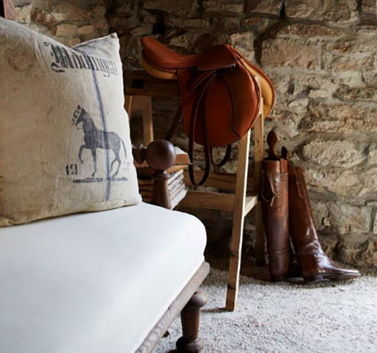 Romantic farmhouse style interior design by Annie Brahler Smith - found on Hello Lovely Studio
