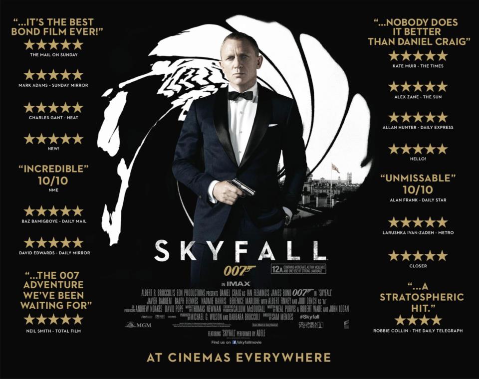 The Book Bond: SKYFALL is an all-time high