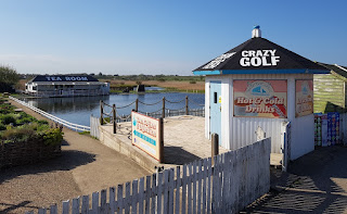 Crazy Golf course at the Boating Lake in Southwold, Suffolk