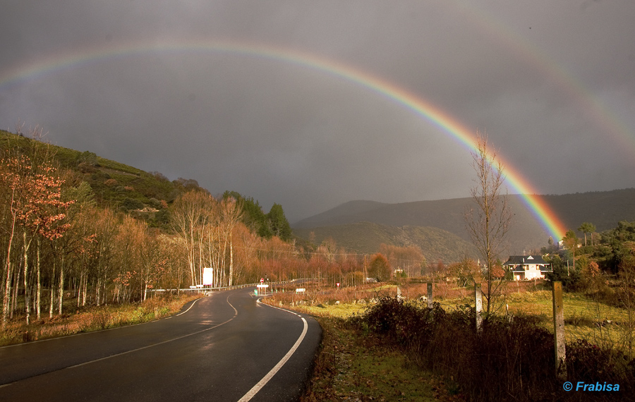 Flan de castañas y ARCO IRIS