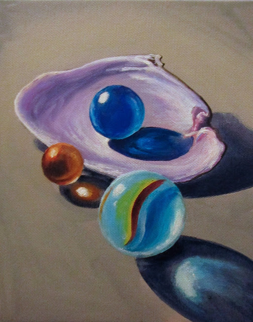 One Painting a Day Shiny Things