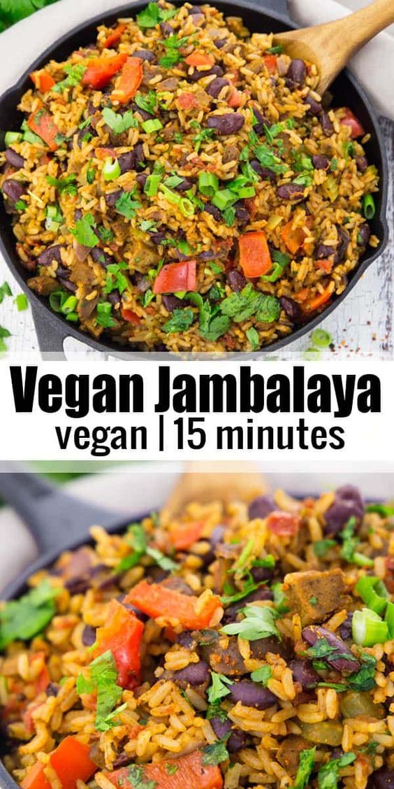 Vegan Jambalaya With Beans Vegan Jambalaya With Beans