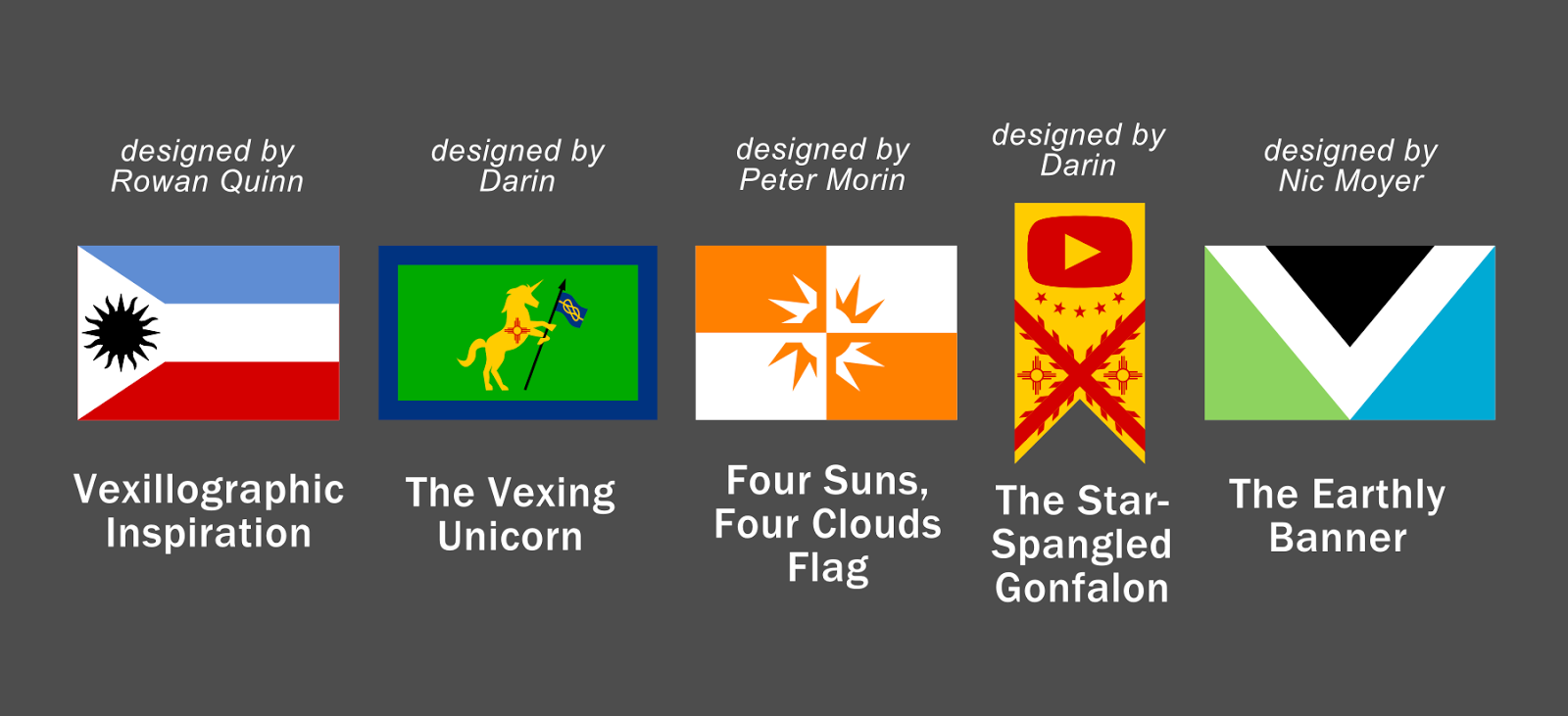 Vexillographer Channel Flag Referendum The 5 Finalists