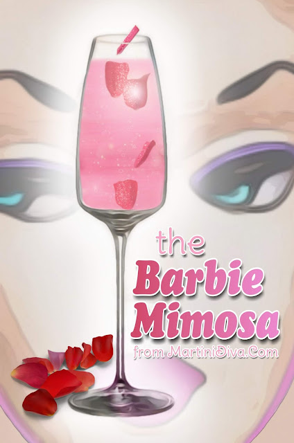 The BARBIE MIMOSA Cocktail