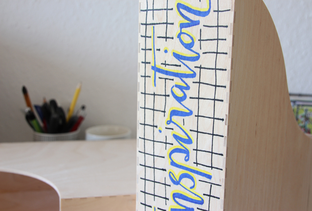 binedoro Blog, DIY, Stehsammler mit Markern bemalen, Ordnung halten binedoro Blog, DIY, Stehsammler mit Markern bemalen, Ordnung halten