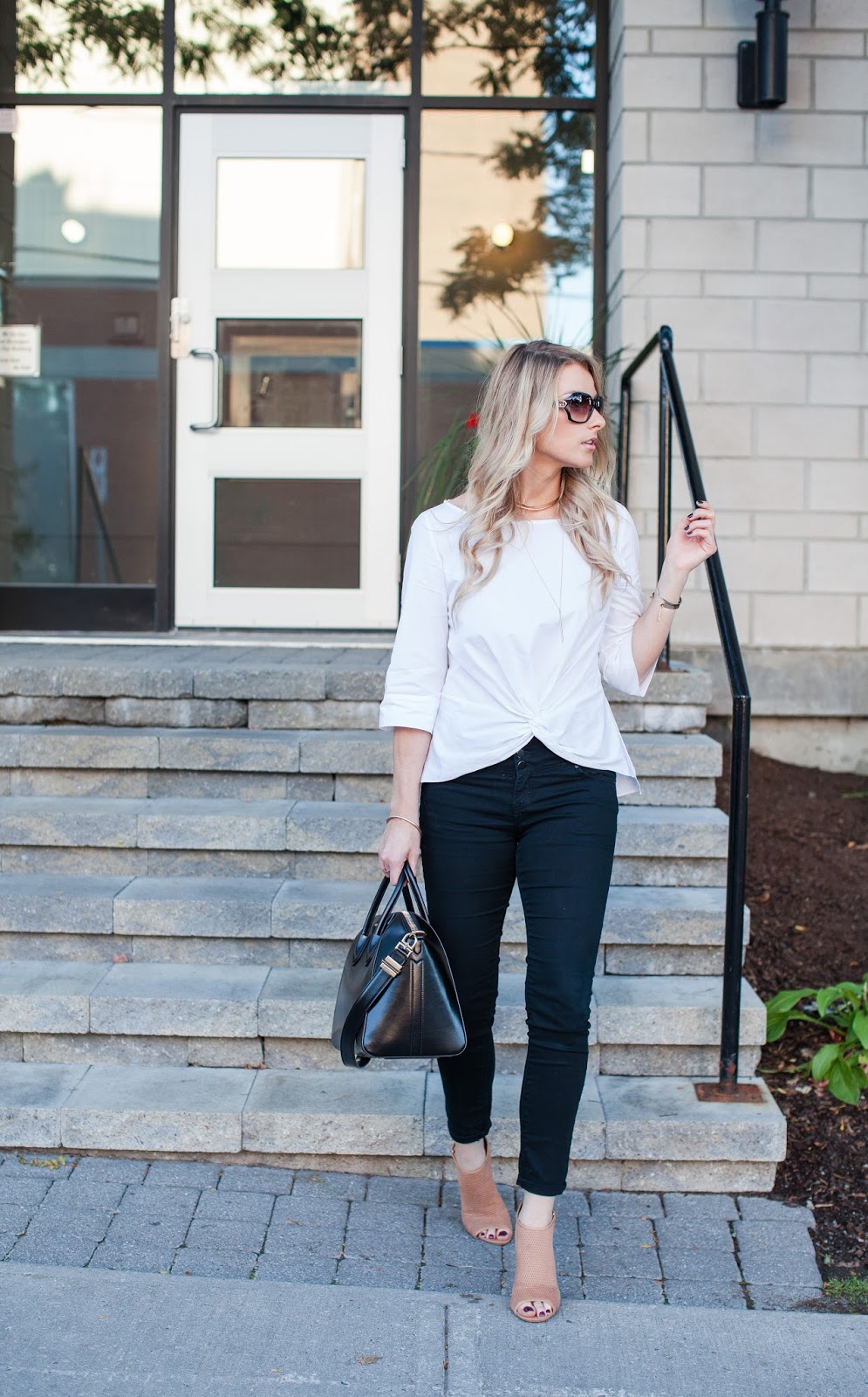 TIE FRONT BLOUSE & EASY BUSINESS CASUAL STYLE - Life with A.Co by ...