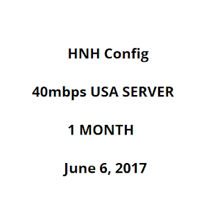 40mbps USA Server HNH config for Globe and TM