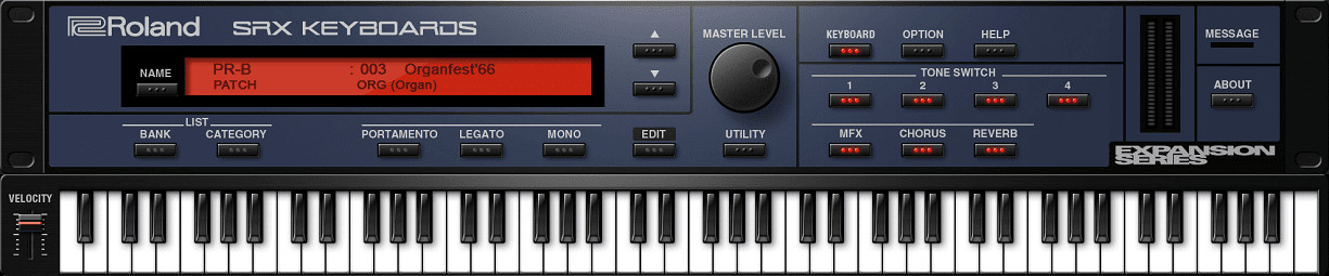 Roland VS SRX KEYBOARDS Full Patch