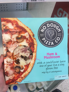NO DOUGH PIZZA CO HAM AND MUSHROOM