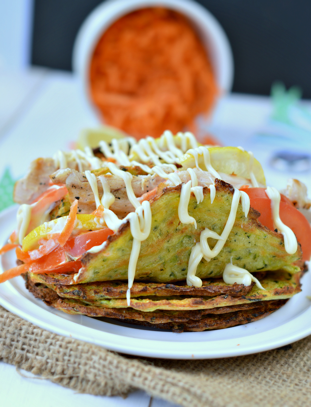 Healthy zucchini tortilla - Foodandcake123