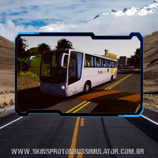 Vissta Buss Frota Nobre Skin Proton Bus Simulator Road - Vissta Buss LO O-500 RS Viação Frota Nobre